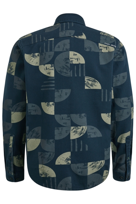 Cast Iron long sleeve shirt a/o printed slub
